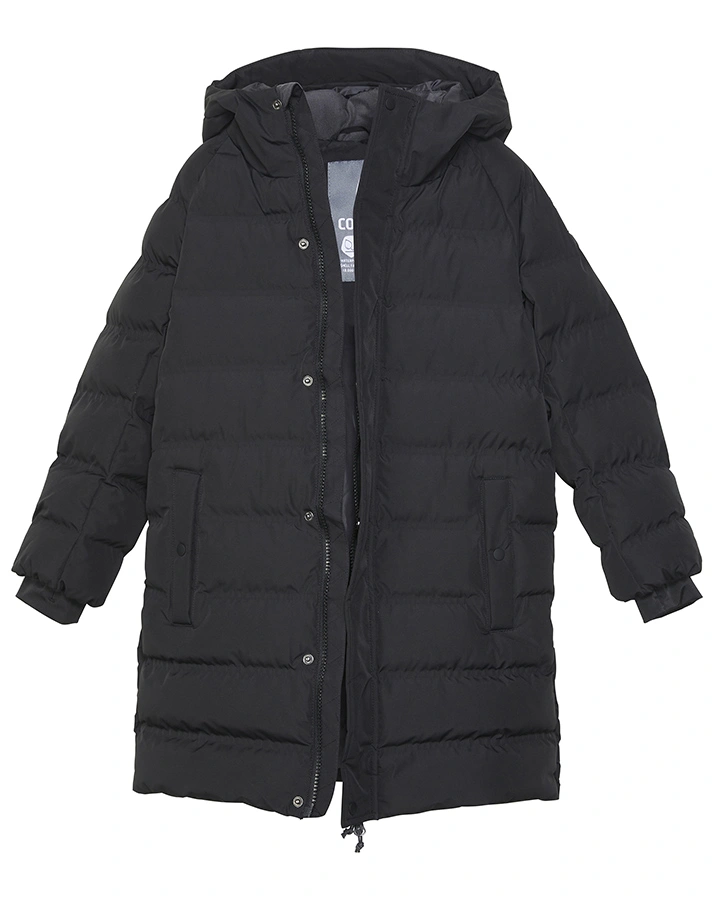 Steppmantel OMSLUTTE in schwarz