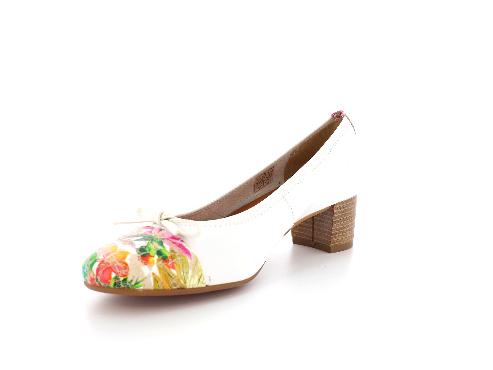Cavargna shoes-TAMARA Cuir Blanc multi