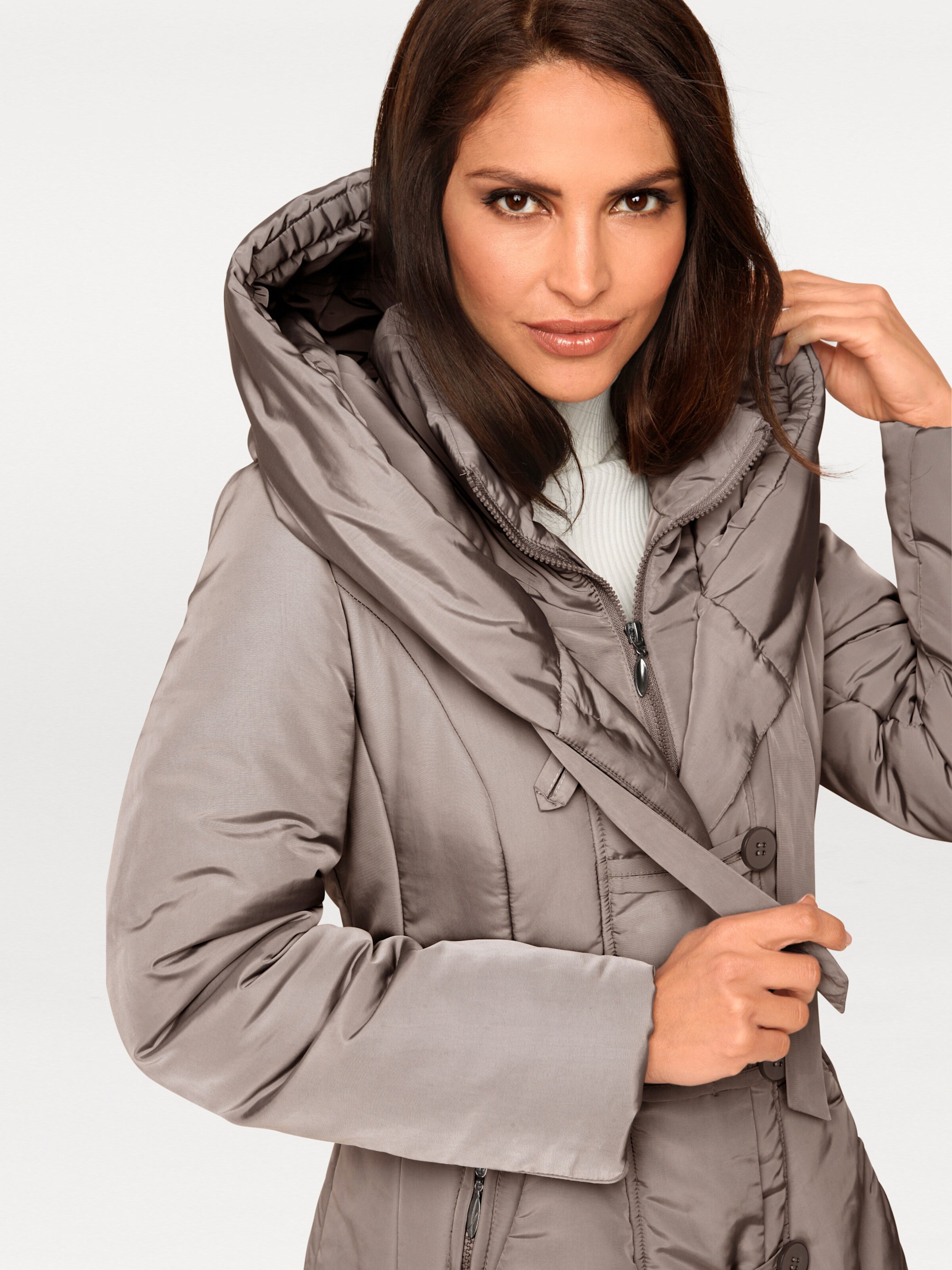 heine Parka in taupe