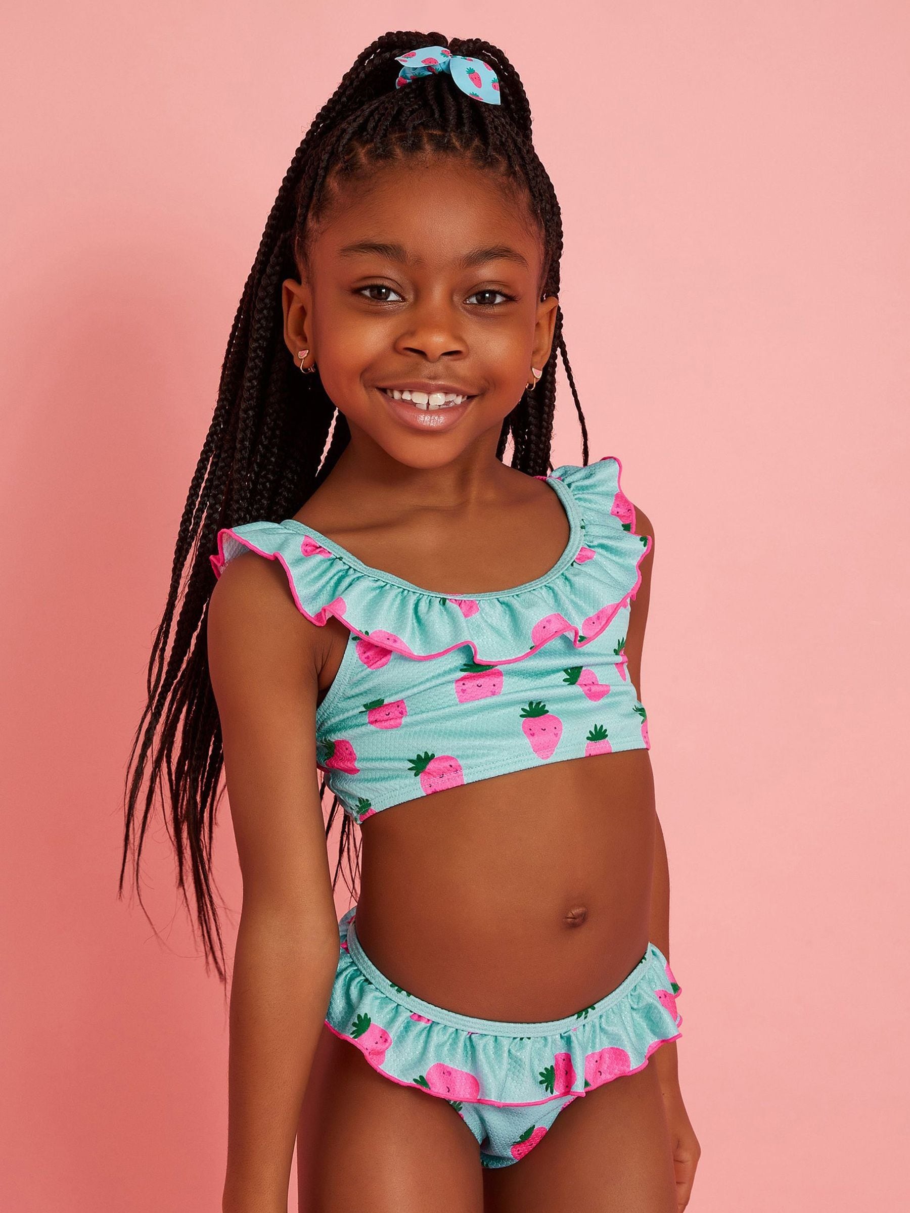 Angels By Accessorize meisjesbikini met aardbeienprint