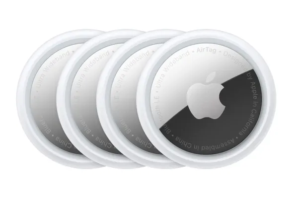 Apple | AirTag - Anti-tab Bluetooth-tag (pakke med 4)