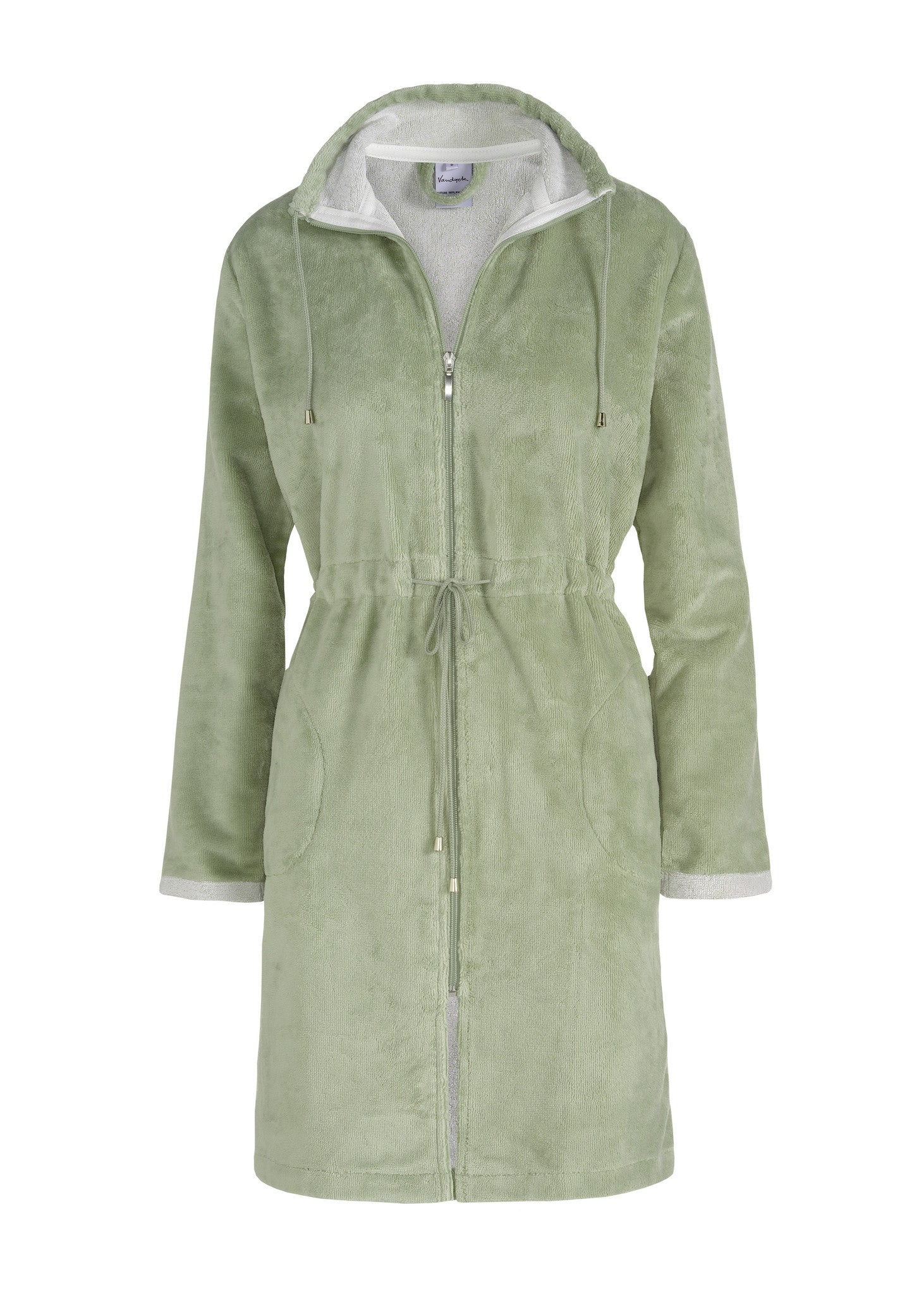Chicago Badjas Light Olive | L | Groen | Katoen | Polyester | Bamboe