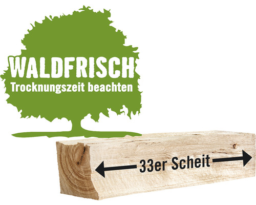 Brandhout, aanmaakhout, beukenhout, eikenhout, essenhout, robiniahout, los, 1 kubieke meter, ca. 28-33 cm, vers uit het bos gesneden