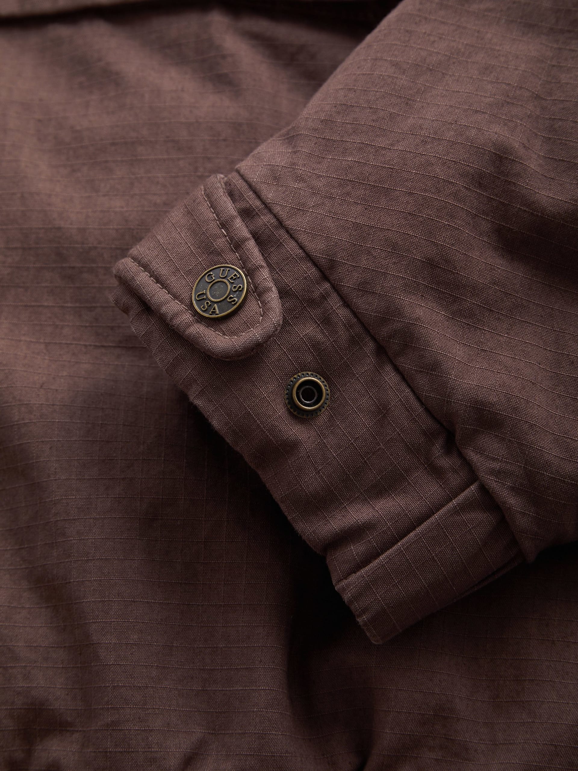 Jaqueta parka de algodão ripstop