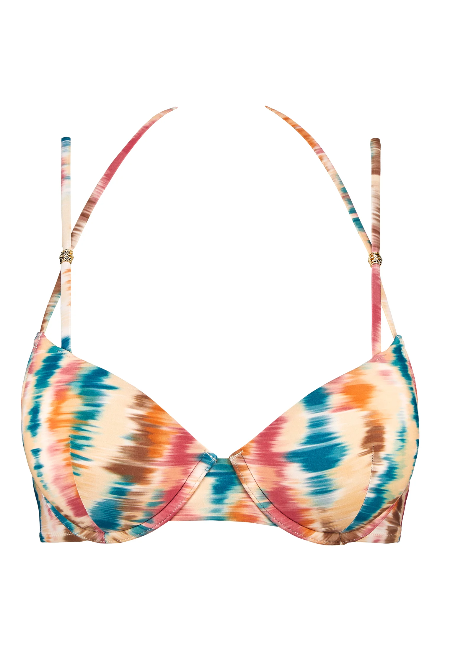 MYSTIC SOUL - Haut de maillot de bain push-up coques | Beige
