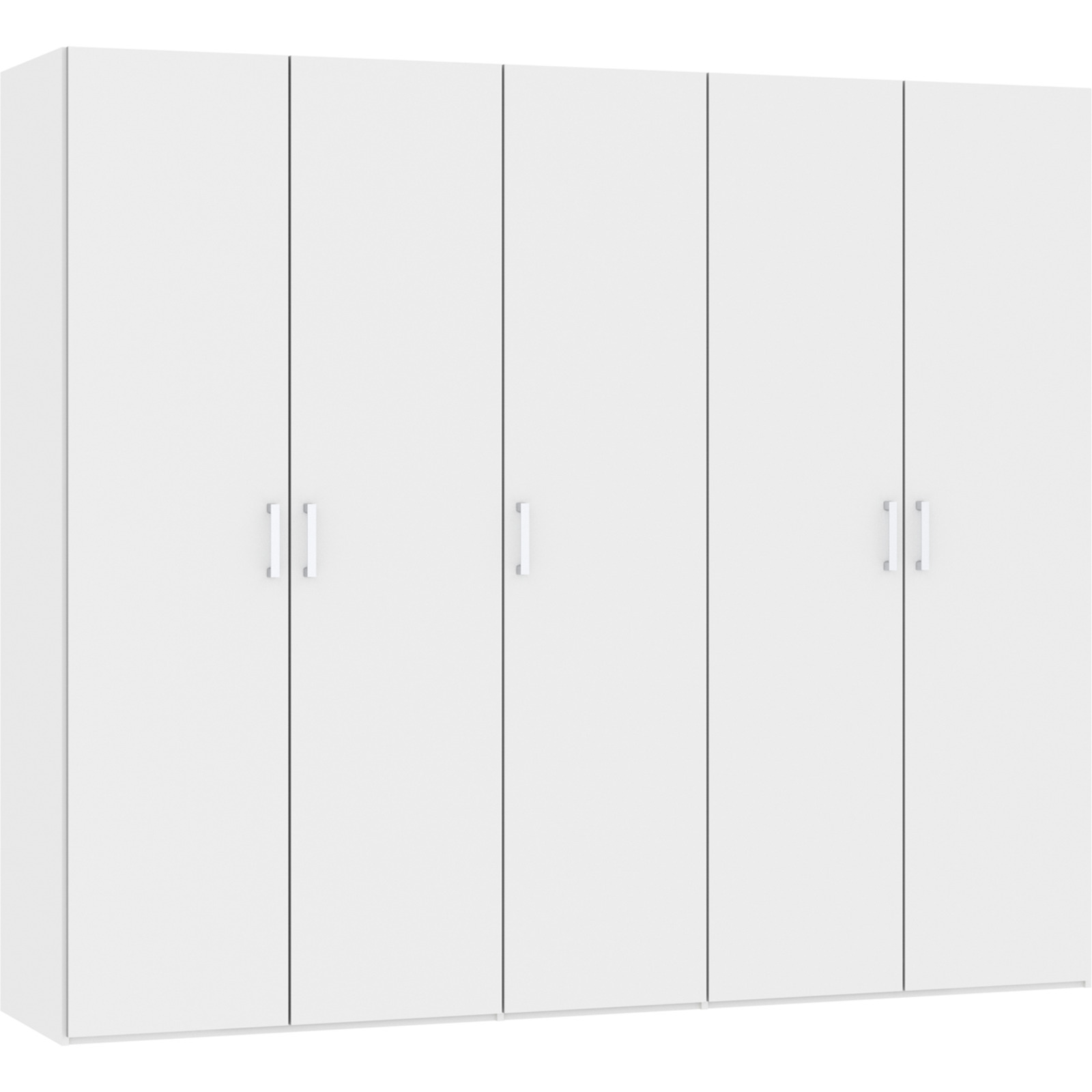 Schrank Schweizer 107 weiss 101.9 x 215 x 59 cm, 102 cm