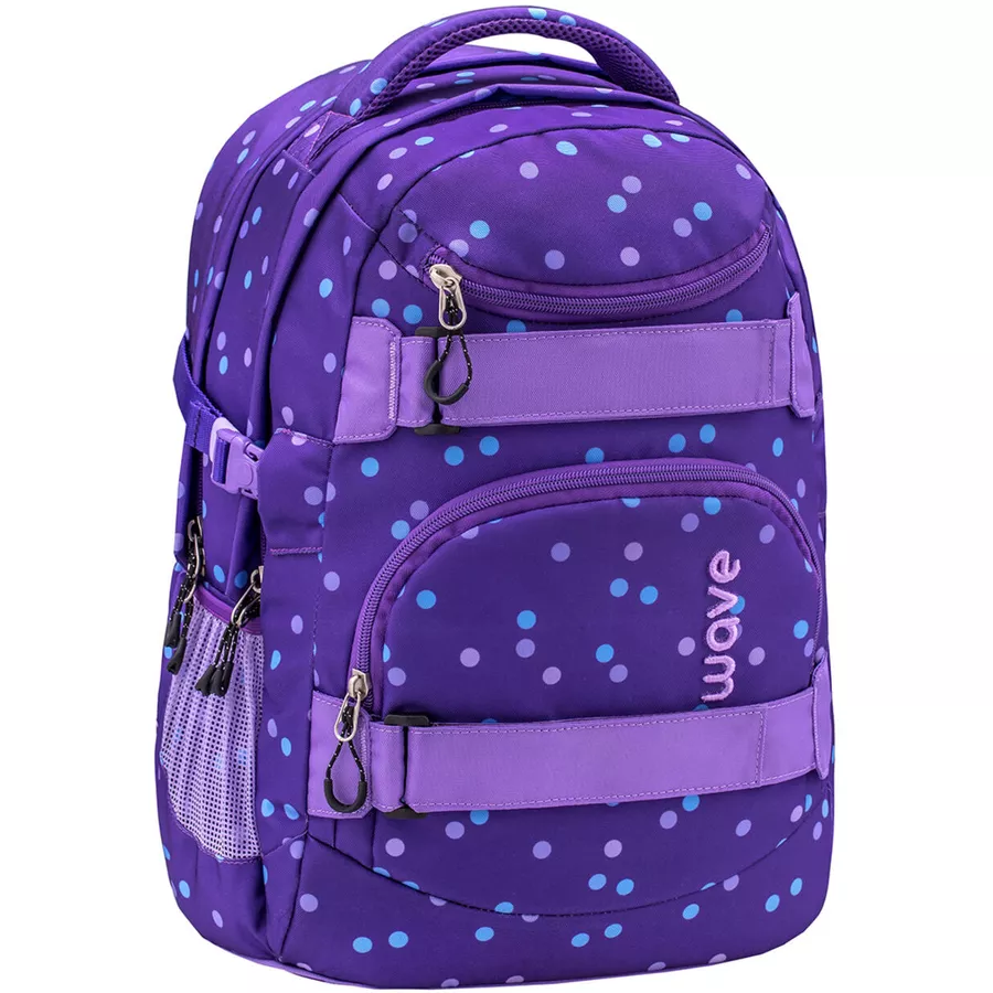 WAVE Rucksack Infinity Purple Dots