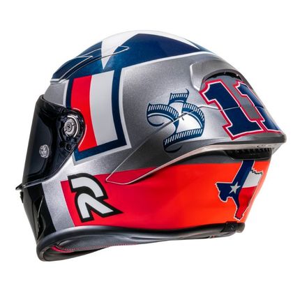 Casque Hjc RPHA 1 - BEN SPIES SILVERSTAR - Bleu / Rouge