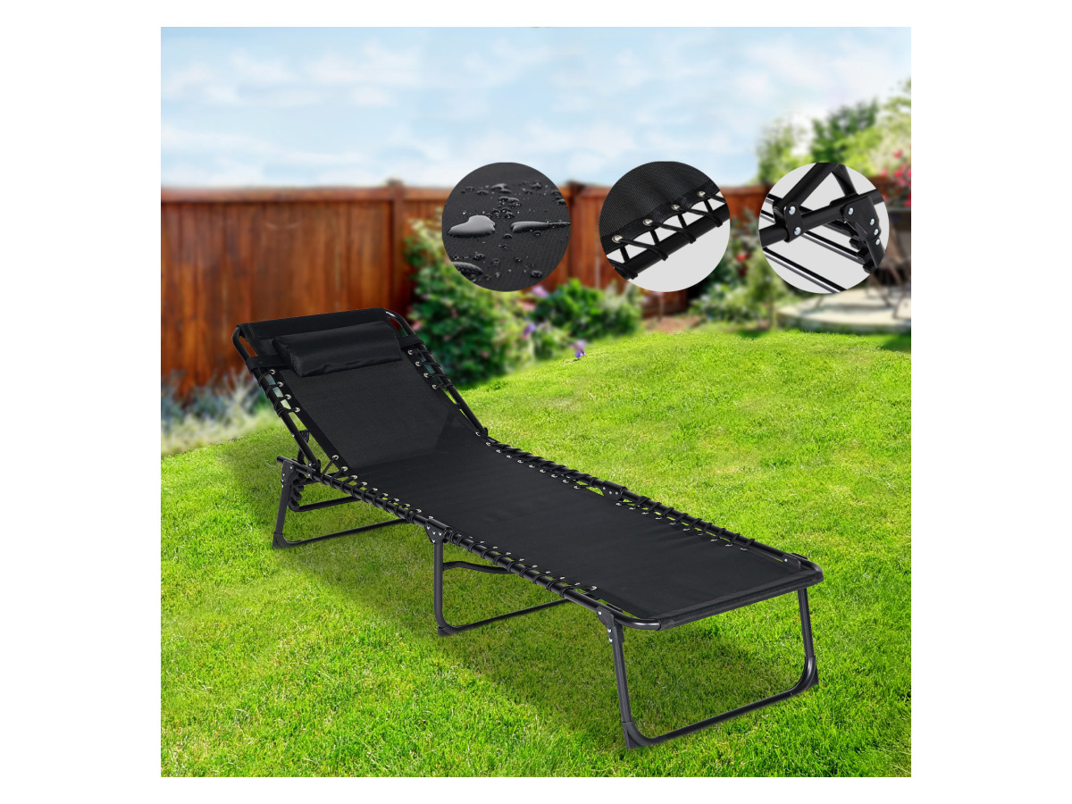 Infinity goods set van 2 verstelbare ligbedden - Anthracite