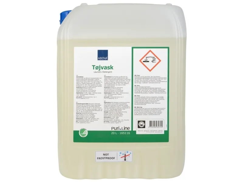 Tøjvask, ABENA Puri-Line, 20 l, flydende, kulørt og hvidt