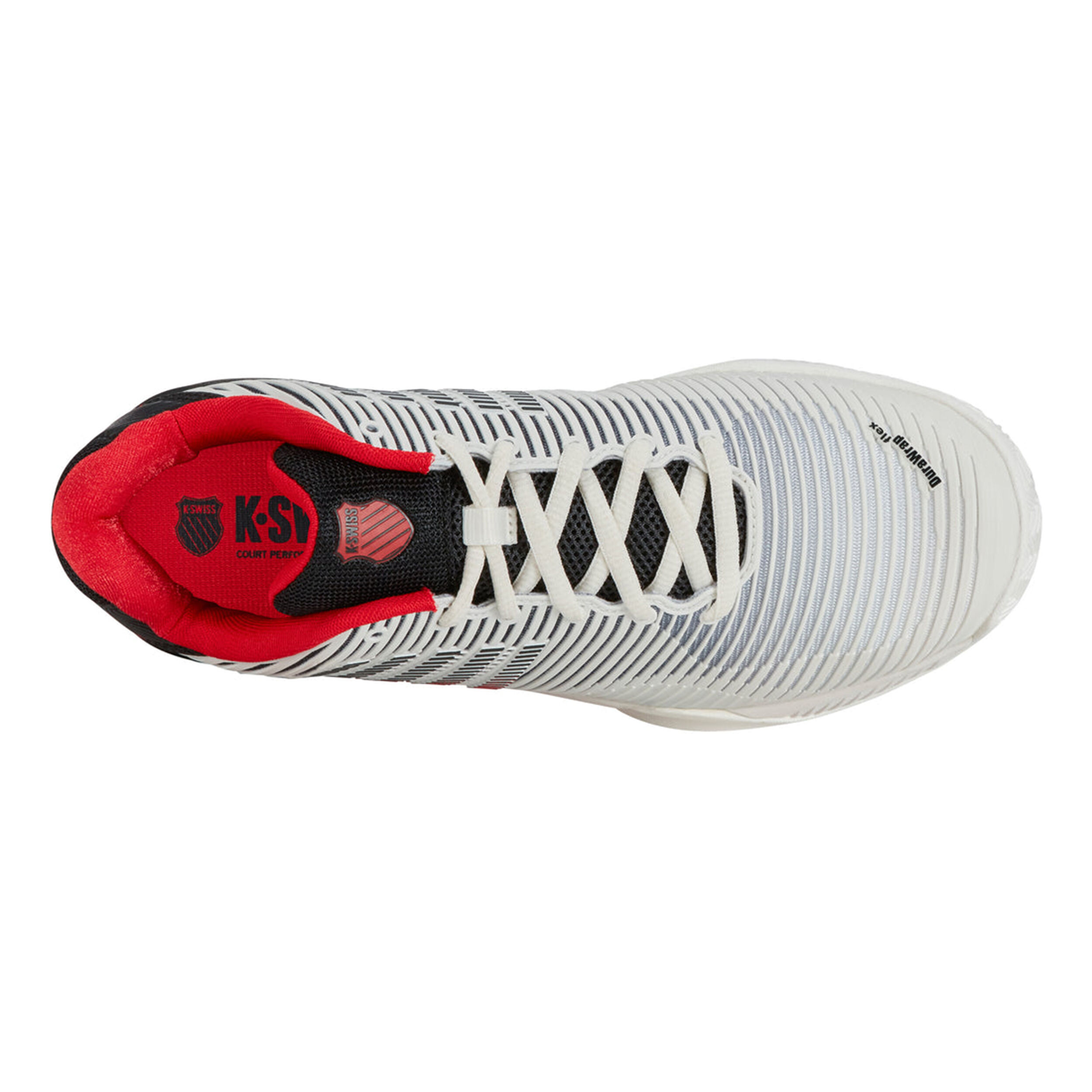 K-Swiss Hypercourt Express 2 HB Chaussure Terre Battue Hommes - Blanc , Noir