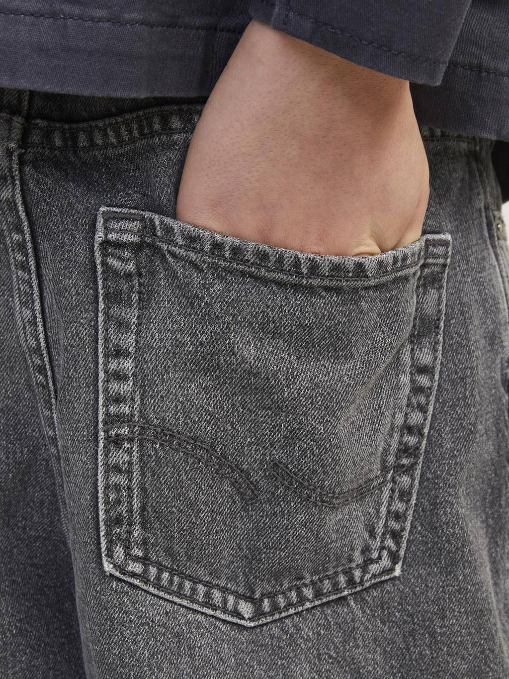 JACK & JONES loose fit jeans JJIALEX JJORIGINAL grey denim