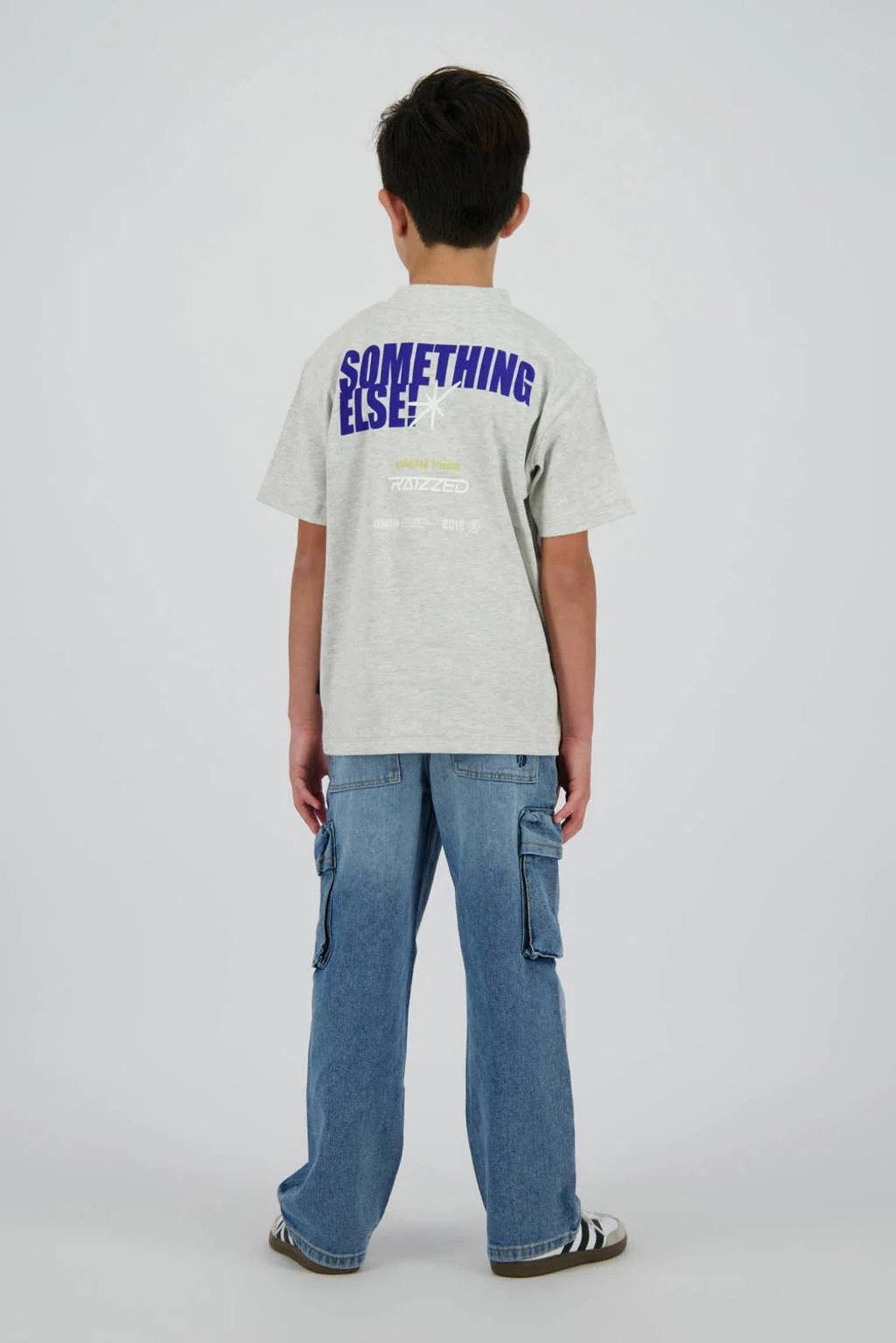Raizzed T-shirt grijs melange