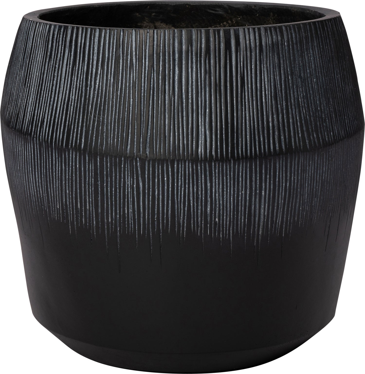 Intratuin bloempot Two tone grijs D 29,5 H 26,5 cm