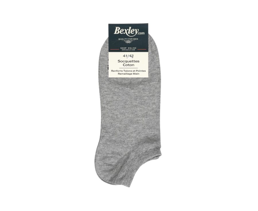 Socquettes homme Gris Clair Chiné