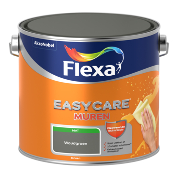 Flexa EasyCare muurverf woudgroen mat 2,5 liter