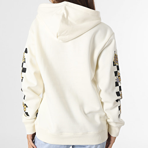 Sweat Capuche Femme Wild Trippy Paisley Blanc
