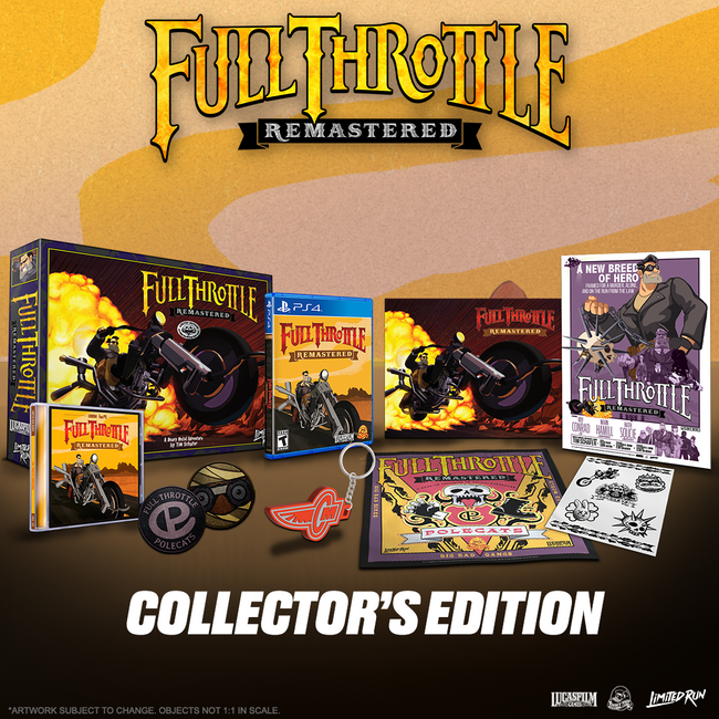 Full Throttle Remastered Collector's Edition (Limited Run) (Import)- PlayStation 4