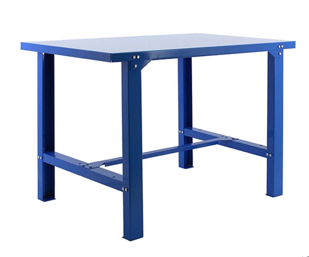 PROREGAL Buffalo Metalen Werkbank (H x B x D): 83 x 120 x 73 cm, Draagvermogen: 600 kg, Blauw