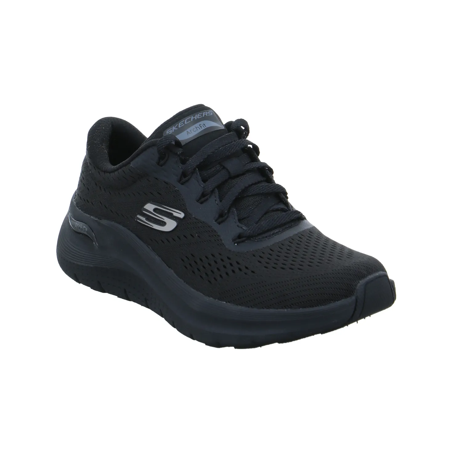 SKECHERS Sneaker Schwarz Textil  mit Wechselfussbett