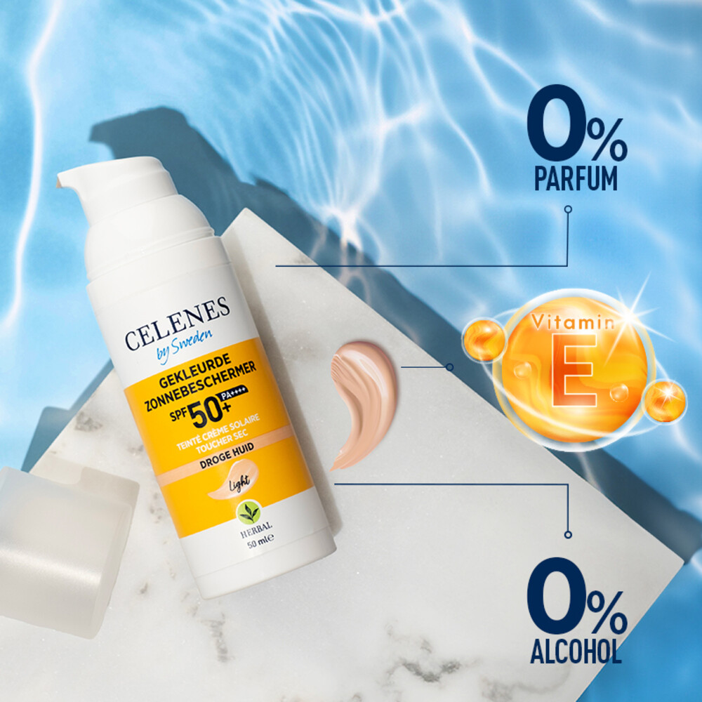 Celenes Herbal Dry Touch Zonnefluïde Getint SPF 5050 ml