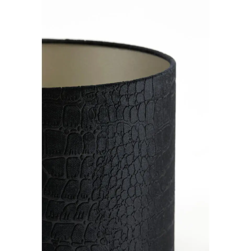 Cilinder Lampenkap Praya - Zwart - Ø30x21cm