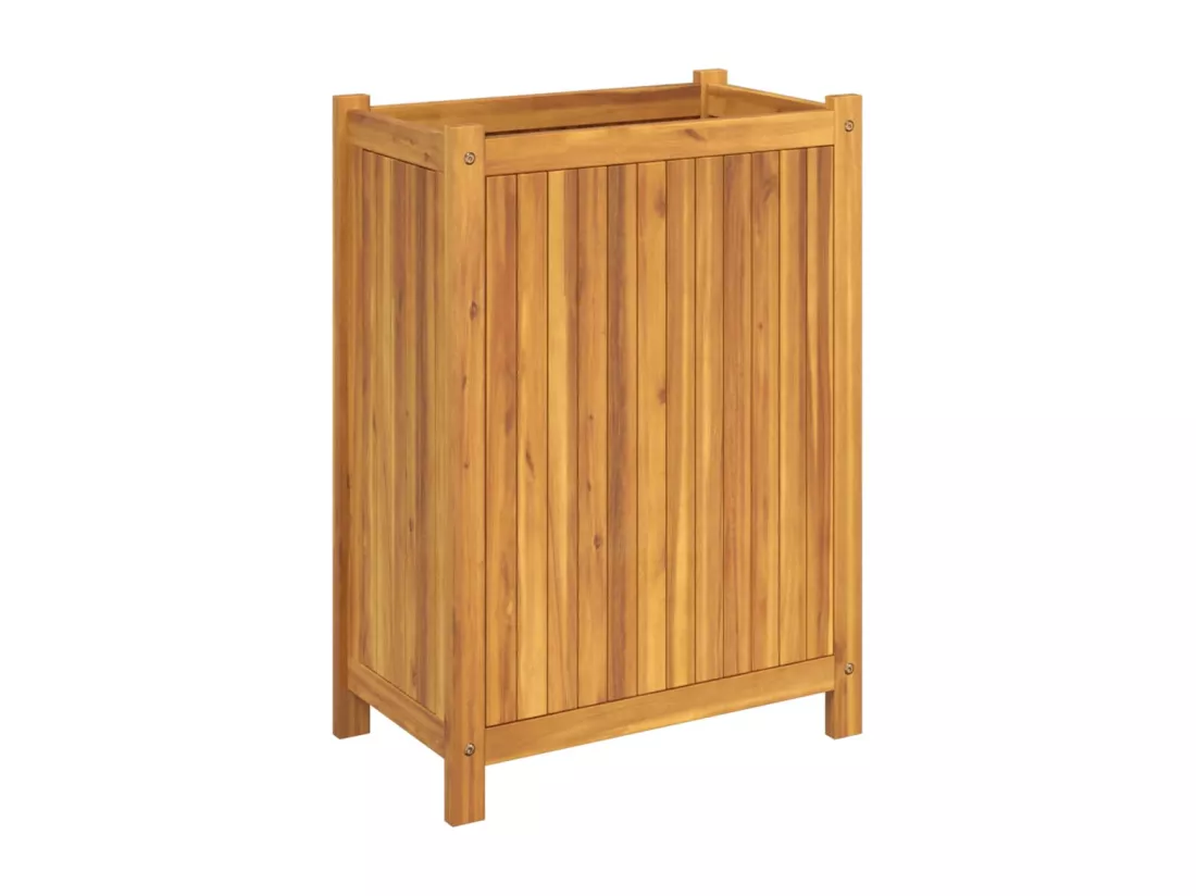 Jardinière bac lit surélevé bois marron 54 x 31 x 75 cm 02_0038140