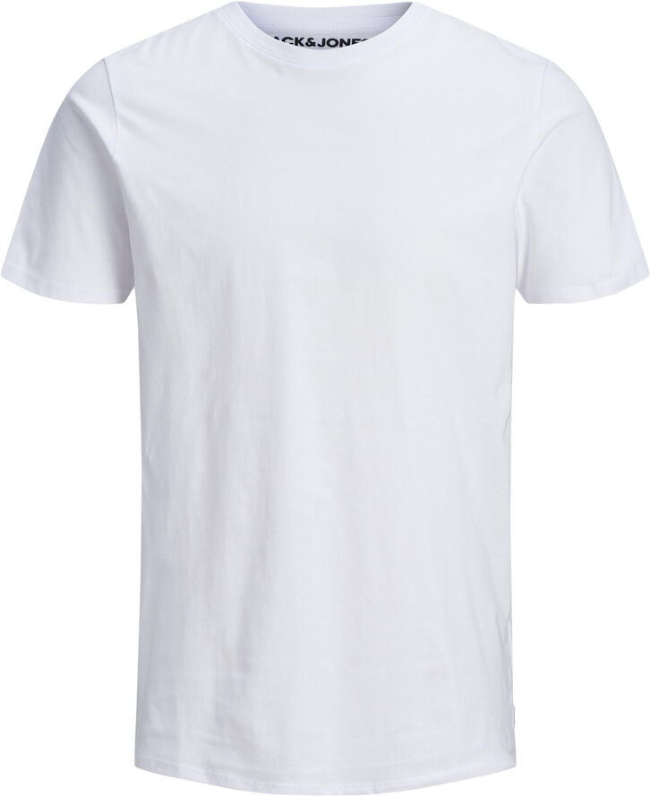 Jack & Jones JJEORGANIC BASIC TEE SS O-NECK NOOS White