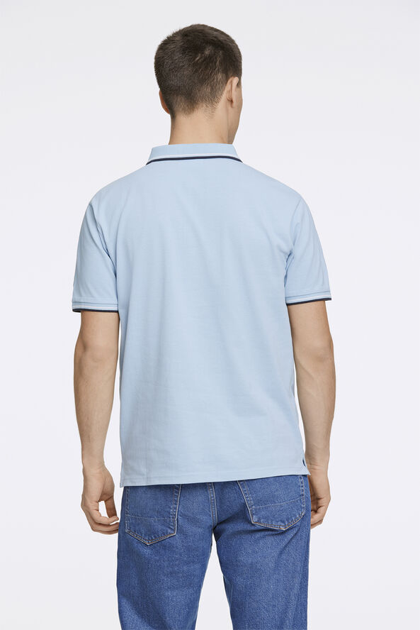 Lindbergh Polo shirt w. contrast piping Blå