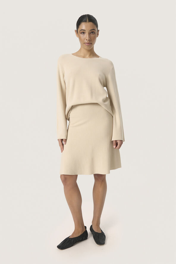 Soaked in Luxury SLIndianna Skirt Oatmeal