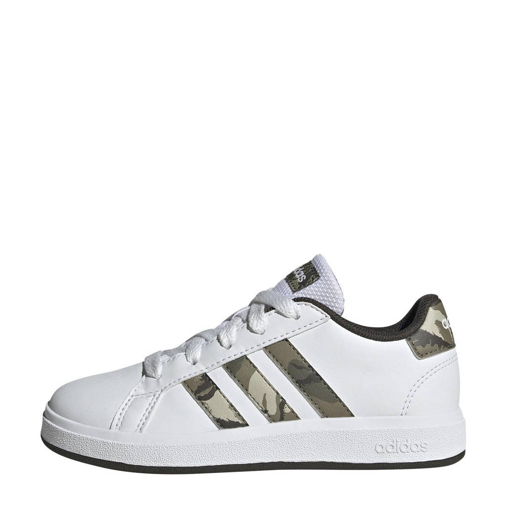 adidas Grand Court 2.0 sneakers wit/groen