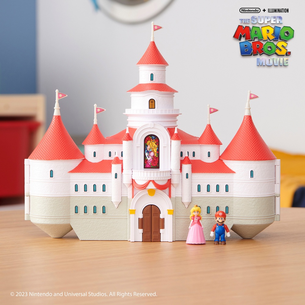 Nintendo Super Mario Movie Pilzkönigreich Schloss-Spielset