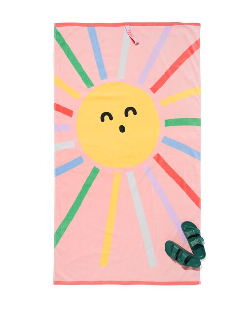 serviette de plage enfant 80x140 soleil