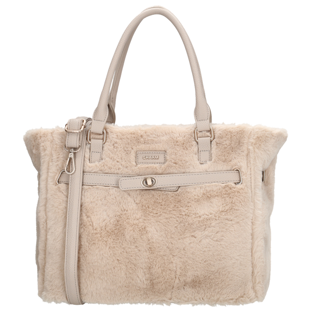 Charm London Alaska Shopper/ Handtas Crème