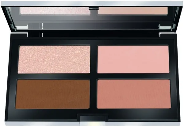 Ready4Selfie, Kvinder, Make-up palette til konturering, 002 Medium Skin, 17.5 g