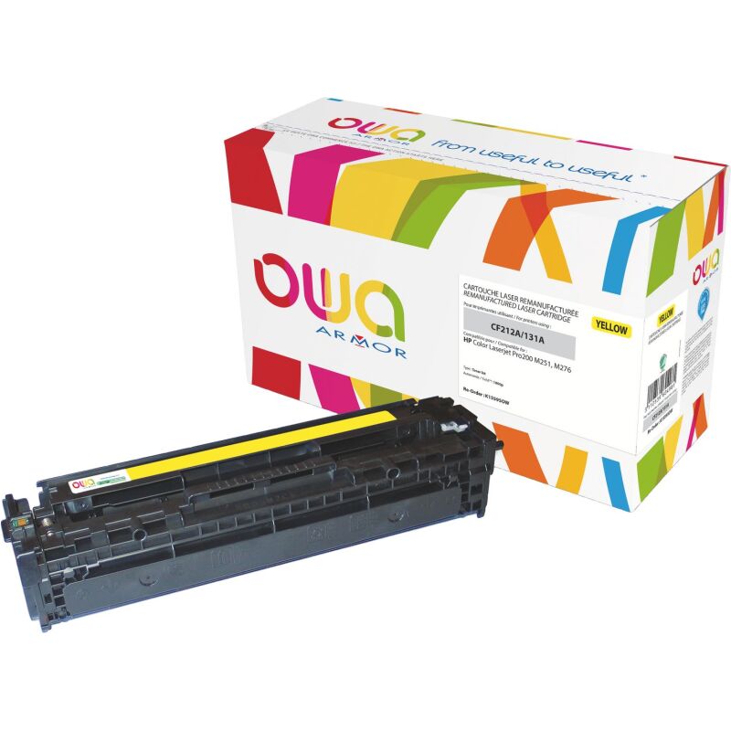 Toners Owa compatibles HP 131A couleurs séparées pour imprimante laser