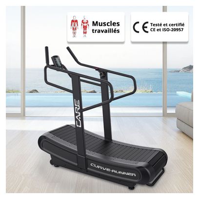 Tapis de course professionnel - CARE - CURVE-RUNNER
