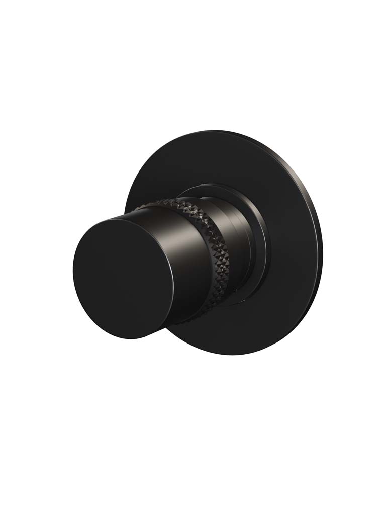 Brauer Black Edition inbouw badkraan met uitloop en staafhanddouche zwart mat