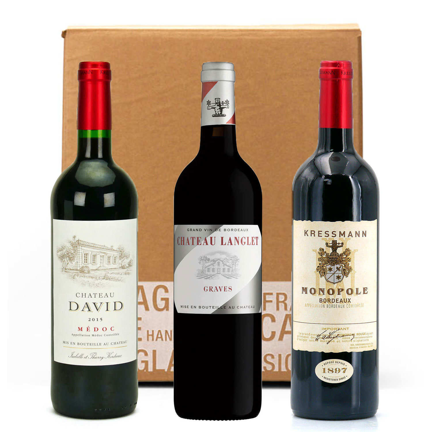 Box 3 vins de Bordeaux
