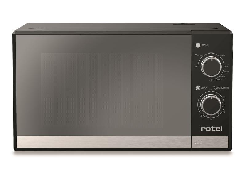Rotel Mikrowelle mit Grill U1578CH Schwarz Multifunktionale Mikrowelle