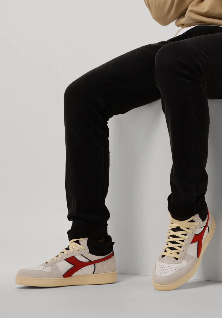 DIADORA witte diadora hoge sneaker magic basket demi cut
