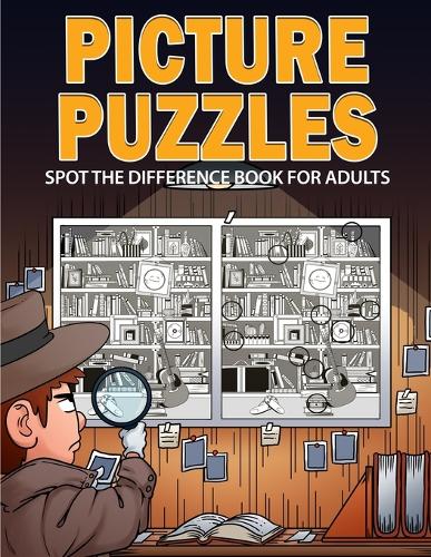 Picture Puzzles: Spot the Difference Book for Adults (Paperback)