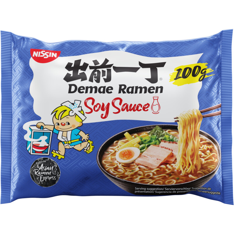 Nissin Demae ramen soy sauce