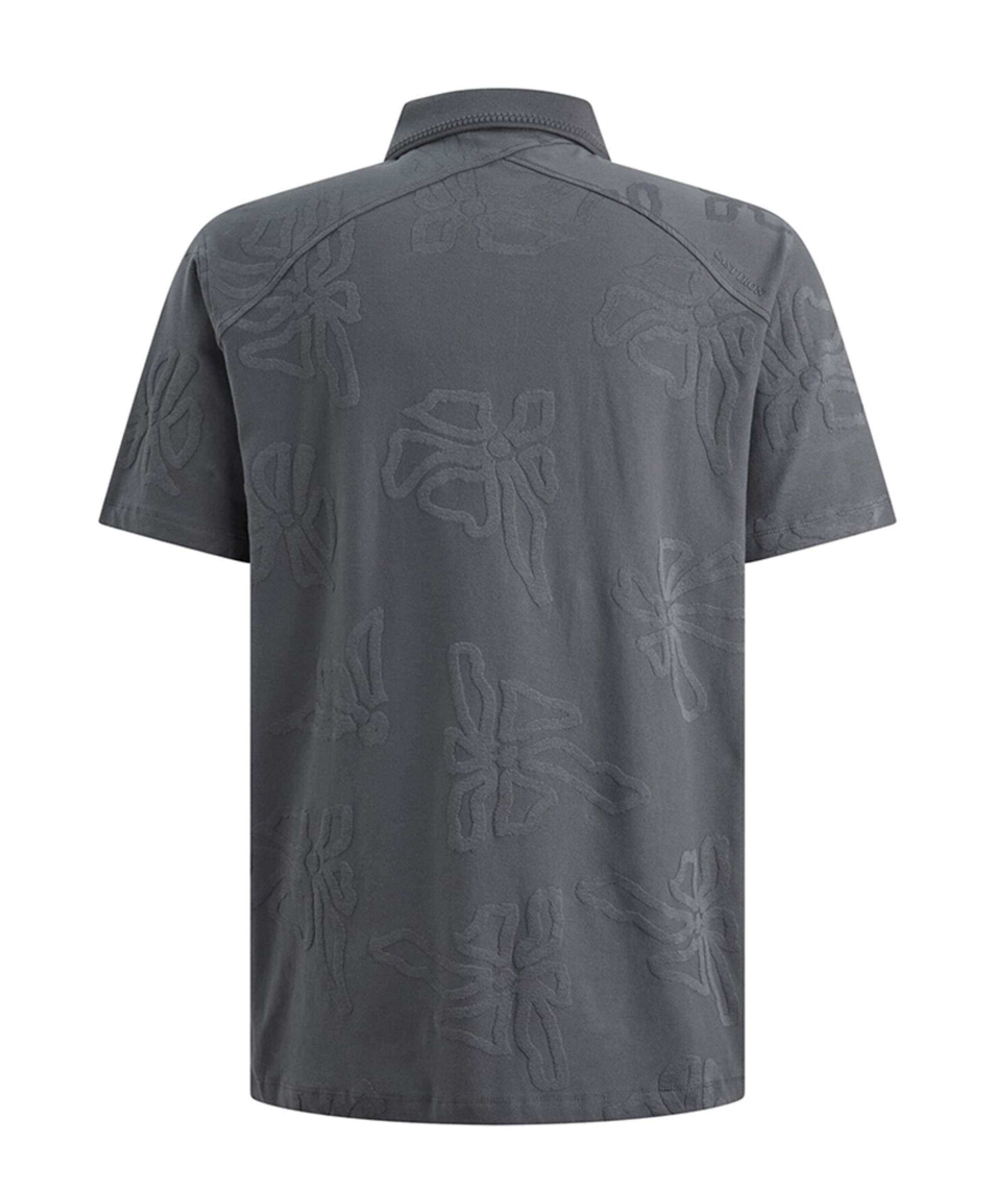 Cast Iron Heren polo blauw