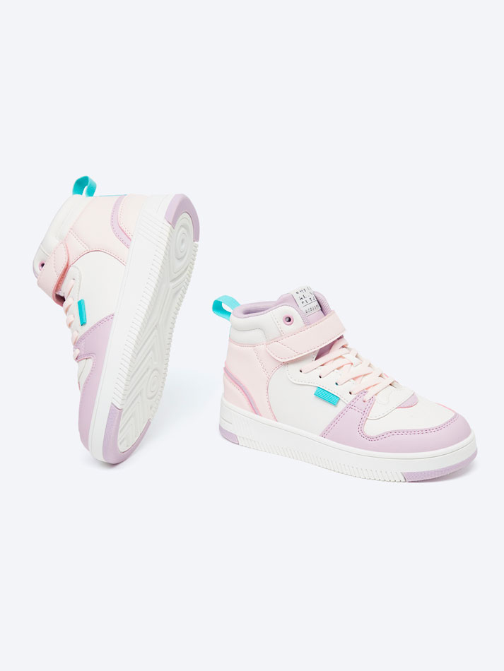 Tênis estilo bota de rua - Branco