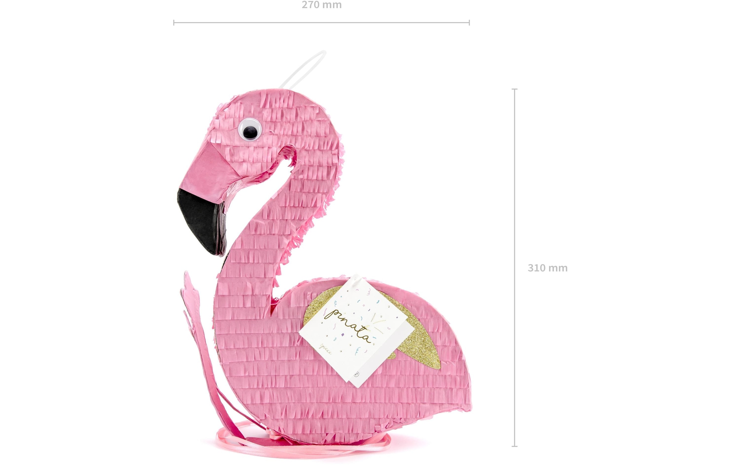 partydeco Girlande »Pinata Flamingo, 25 x 55«