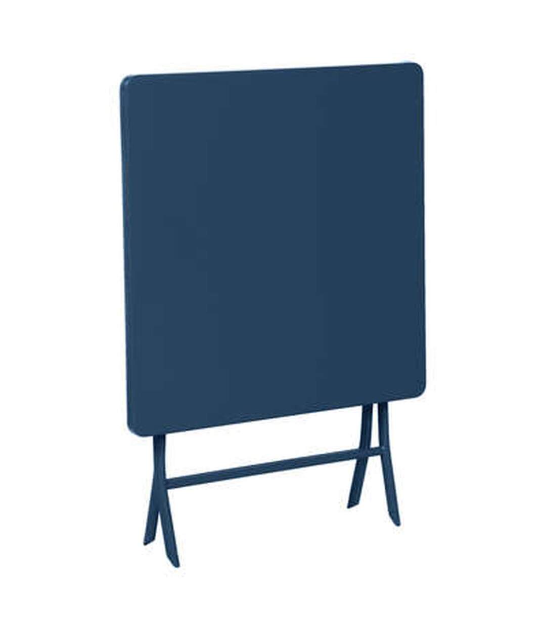 Table de jardin carrée 2 places Greensboro - Bleu indigo