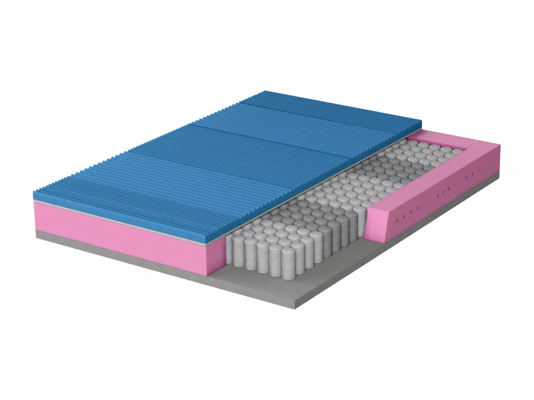 Matelas à ressorts ensachés 160x190x22