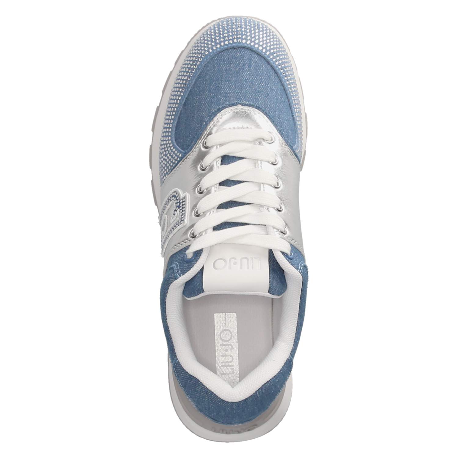 LIU JO Low Sneaker AMAZING 33 - denim silver