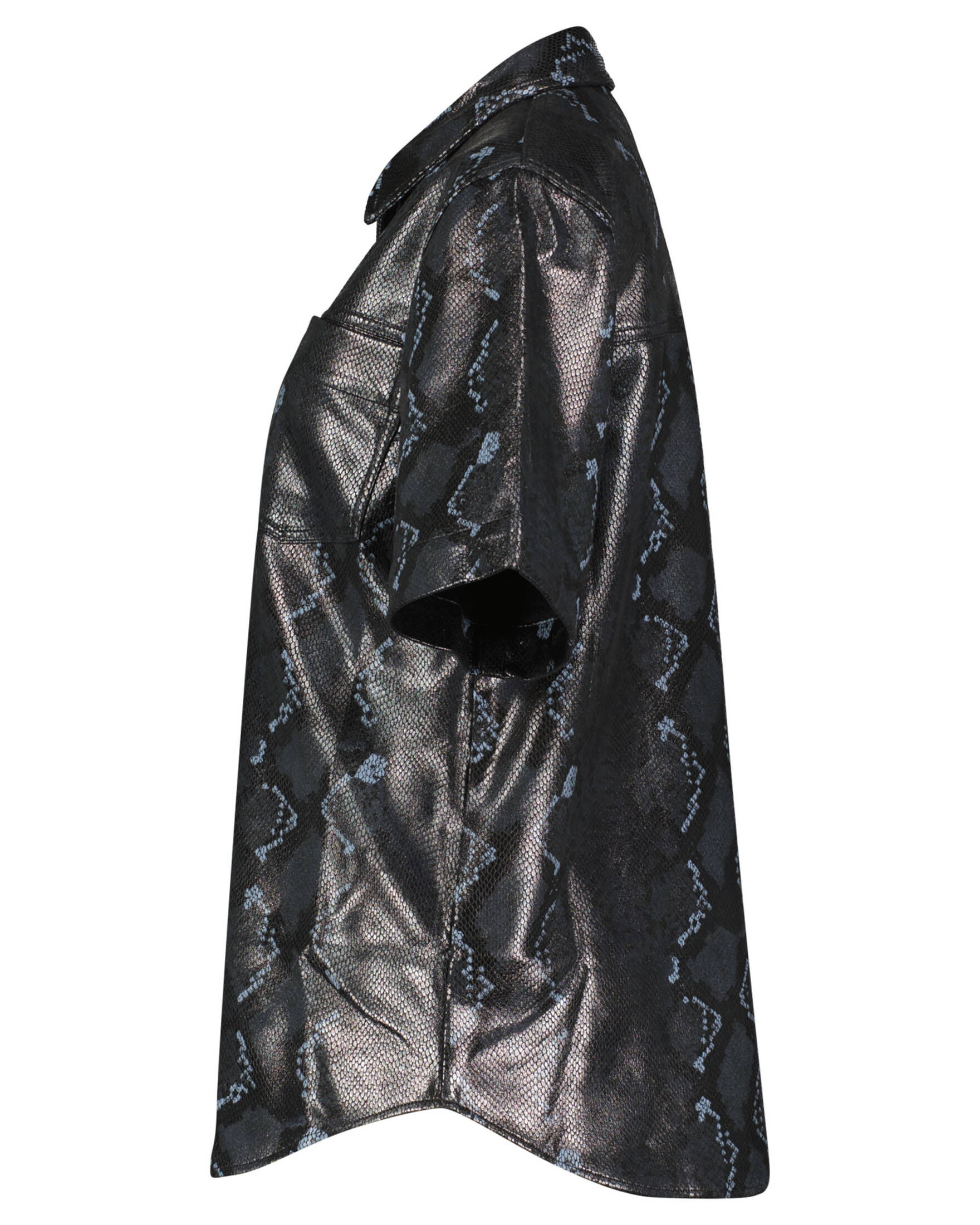 Envii| Damen Kunstlederbluse ENROCK
